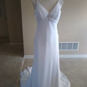 White Wedding Dress Size 8